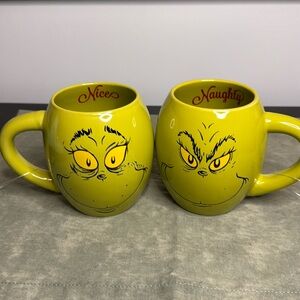 COPY - Dr Seuss Naughty and Nice mug set
